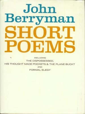 cover image of Short Poems